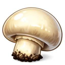 a white mushroom